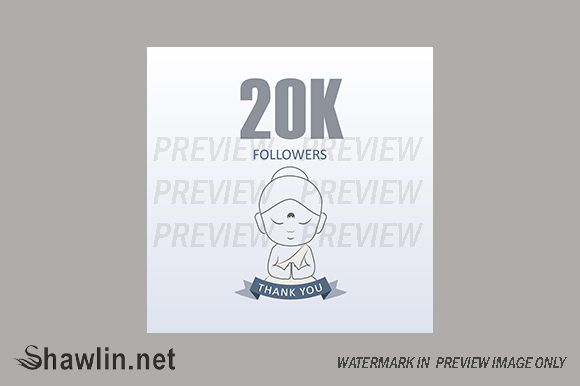 20000 Followers Social Media