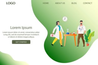 Landing Page Doctor in Hospital