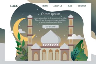 Landing Page Ramadan Kareem Concept: A Strategic Approach to Digital Engagement
