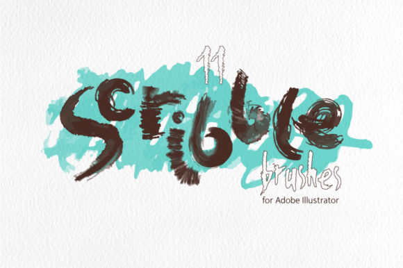 Scribble Brushes for Illustrator: Enhancing Digital Art with Realistic Vector Strokes